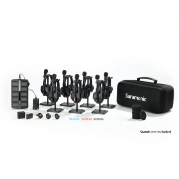 Solutie intercom completa Saramonic WiTalk9 WT7S14xbat, 7 pers, Full-Duplex, 1.9GHz, single-ear