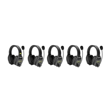 Solutie intercom stereo comp Saramonic WiTalk WT5D5xbat, 5 pers, Full-Duplex 1.9GHz, dual-ear - Img 2