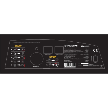 Stager PLUS-K220 Tun de aer cald, ardere directa, 63kW, 230V, motorina, 1300mc