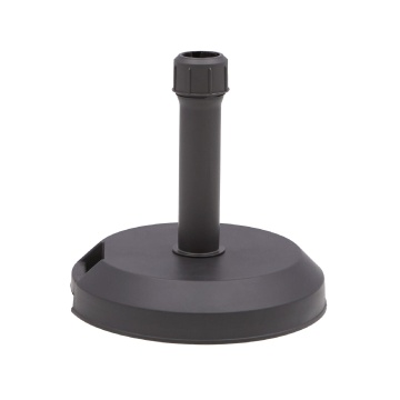 Suport umbrela terasa, beton, 18 kg, Ø 38.50 cm, H 8 cm, negru - Img 3
