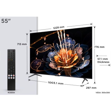 Televizor Mini LED TCL 139 cm (55") 55C61KS, Ultra HD 4K, Smart TV, CI+ - Img 4