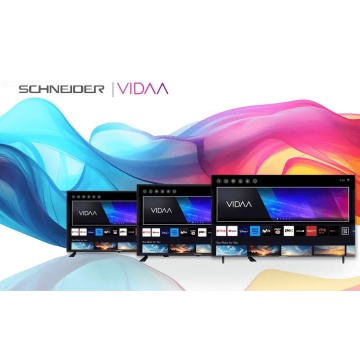 Televizor SMART VIDAA Schneider LED50‑SC691K, 127 cm (50”), 4K UHD, DLED, Borderless, Unghi larg 178°, 3x HDMI, Clasa F, Negru - Img 8