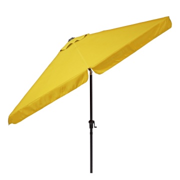 Umbrela terasa, aluminiu/poliester, Ø 296 cm, H 247 cm, galbena - Img 3