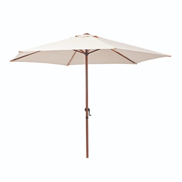 Umbrela terasa, otel/poliester, Ø 262 cm, H 231 cm, bej