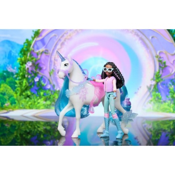 Unicorn Academy - Set de joacă Layla & Glacier Puterea prieteniei, Multicolor, 4 ani+ - Img 5