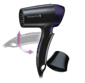 Uscator de par pentru voiaj Remington D2400, 1400 W, Negru-Albastru - Img 3
