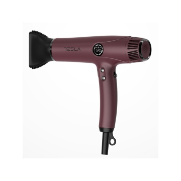Uscator de par Tesla DRH500BBD, 2200WFunctie Ionica, display LED, motorc BLDC, Burgundy - Img 4
