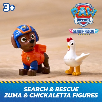 Vehicul Paw Patrol Spin Master – Zuma Rescue Hovercraft cu 2 figurine - Img 3