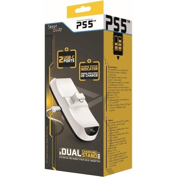 Accesoriu Dual Charging Dock Steelplay pentru Controller PlayStation 5 - Img 3