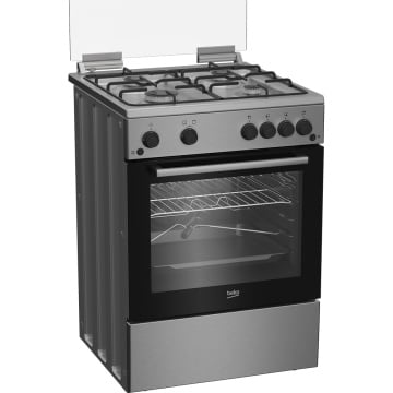Aragaz Beko FBGT62110DXO, 4 arzatoare, Gaz, 60 cm, Inox - Img 2