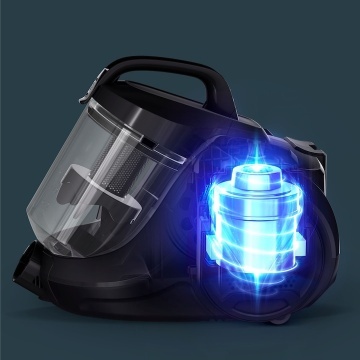 Aspirator fara sac Rowenta Swift Power Cyclonic RO2910EA, 750W, 3 niveluri de filtrare, acoperire 7.5m, motor Effitech, rosu - Img 10