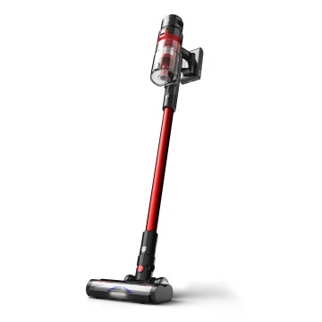 Aspirator vertical fara fir 2 in 1 Samus Hurricane Max Pro, 600 W, 29 kPa, Autonomie 60 min, Recipient 0.8 L, Filtru HEPA