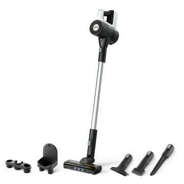 Aspirator vertical Karcher VCS 3 Nano Complete, compact 1,2 kg, putere mare de aspirare 300 W, baterie lithium 50 min autonomie, sistem multi-filtru HEPA, ideal apartamente mici si curatare rapida