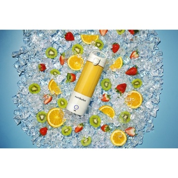 Blender portabil Nutribullet® 0C22300093, capacitate 475 ml, 15 utilizari per incarcare, USB-C, alb - Img 6