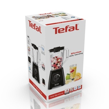 Blender Tefal BlendForce 2 BL420838, 600 W, 2 viteze, Cutit cu 4 lame, Functie de maruntire gheata, Negru - Img 6