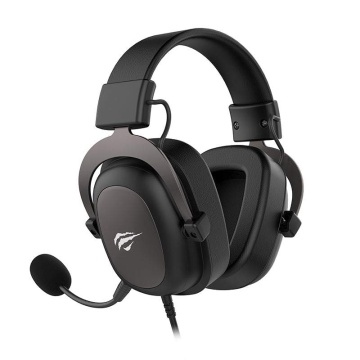 Casti gaming HAVIT H2002D cu fir, jack 3,5 mm, microfon omnidirecțional, Negru - Img 2