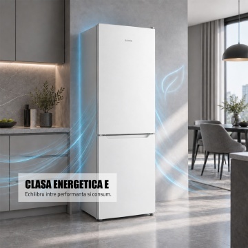 Combina frigorifica Samus SCW358NFIE, 253 L, Full No Frost, Motor Dual Inverter, Clasa E, Alb - Img 7