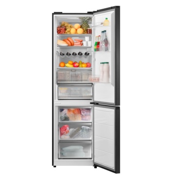 Combina frigorifica VIVAX CF-3781DNF BG, 378L, Clasa E, Total No Frost si No Frost Multi Air Flow, Termostat digital LED, Iluminare LED, Fast Freeze, Avertizare sonora, Usi reversibile, H 197cm, Sticla Neagra - Img 9