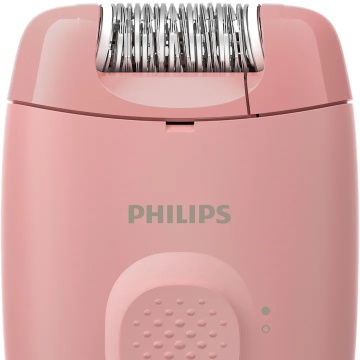 Epilator Philips Seria 2000 BRE227/00, 1 setare de viteza, cap de epilare lavabil, 1 accesoriu pentru corp si picioare, Roz - Img 3