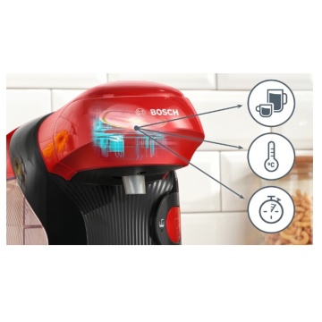 Espressor Bosch Tassimo Style TAS113E, 1400W, 3.3 bar, 0.7l, Autocuratare si decalcifiere, capsule, Rosu - Img 7