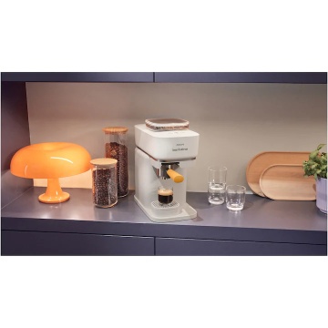 Espressor Philips Baristina BAR300/03, 1500W, 16 bar, 1.2 L, portafiltru, cu functie extra-shot, rasnita ceramica, nivel ideal de macinare, presiune exacta, dozaj precis, tava detasabila, alb - Img 13