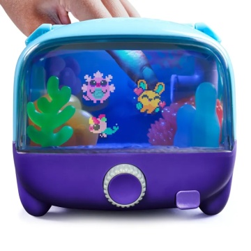 Figurina interactivă Spin Master Bitzee Acvariu, LED personalizabile, 30 personaje, 5 ani+ - Img 3