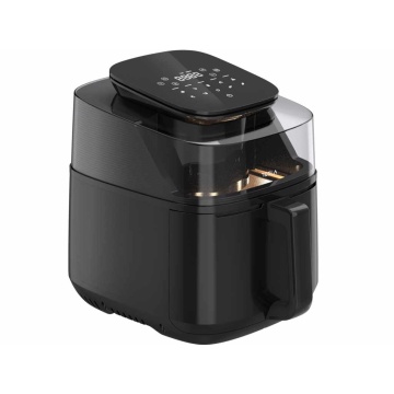 Friteuza aer cald Tesla AF550BG, 5 L, 1500WPanou digital, vizibilitate cos, 10 progr, Negru - Img 2