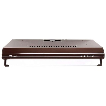 Hota traditionala Tornado Bona 20 (50) LED, 2 motoare, latime 50 cm, absorbtie 560 m3/ora, filtru anti-grasimi aluminiu 5 straturi, Maro - Img 2