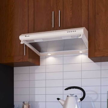 Hota traditionala Tornado Bona 20 (50) LED, 2 motoare, latime 50 cm, absorbtie 560 m3/ora, filtru anti-grasimi aluminiu 5 straturi, Bej - Img 4