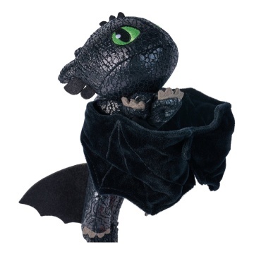 How To Train Your Dragon 2025 - Toothless Hug and Glide, Dragon de pluș interactiv 30 cm, Multicolor, 4 ani+ - Img 8
