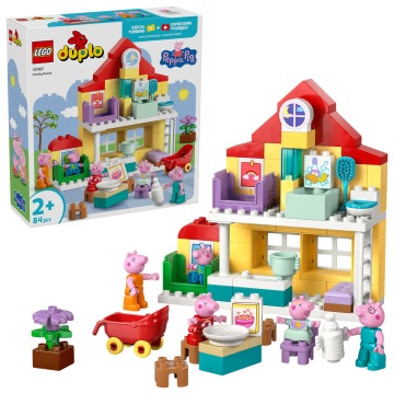 LEGO® DUPLO Peppa Pig - Casa de familie 10467, 84 piese