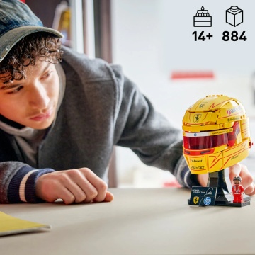 LEGO® Editions - Casca lui Lewis Hamilton Scuderia Ferrari HP 43022, 1884 piese - Img 3
