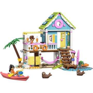 LEGO® Friends - Casa pe plaja cu foci 42699, 400 piese - Img 2