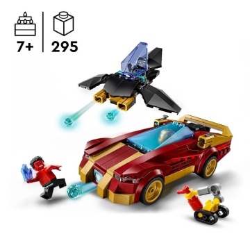 LEGO® Marvel - Masina lui Iron Man si Black Panther vs. Hulk cel rosu, 76310, 295 piese, 7 ani+ - Img 3