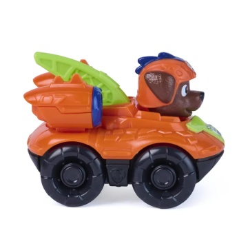 Mini vehicul cu figurina, Paw Patrol the Dino Movie, Pup Squad Racers, Zuma - Img 5