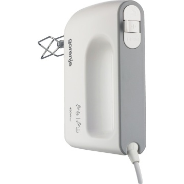 Mixer de mana, Gorenje, 450 W, 5 viteze, Alb - Img 3