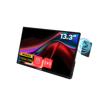 Monitor tactil portabil 13.3" Verbatim incl PBCarcasa aluminiu/PB 5000mAh/WUXGA 1920x1200 - Img 1