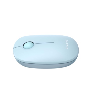 Mouse office wireless HAVIT MS57GT, Ergonomic, 1600 dpi, 3 butoane, Bluetooth 2.4 GHz, Albastru - Img 4