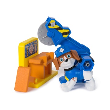 PAW Patrol Rubble & Wheeler, Set 2 Figurine Power Tool Pups, Multicolor, 3 ani+ - Img 3
