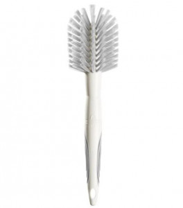 Perie pentru biberon si tetina Tommee Tippee Closer to Nature, Alb - Img 1