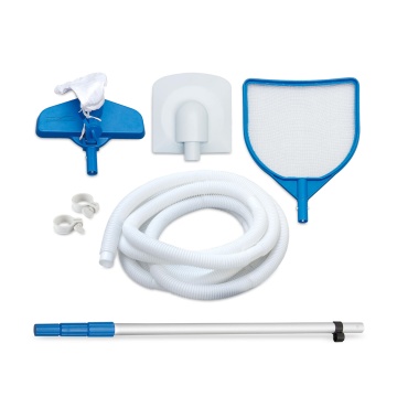 Piscina cu cadru metalic, Ø 427 cm, H 107 cm, capacitate 13.29 m³, aspect piatra - Img 2