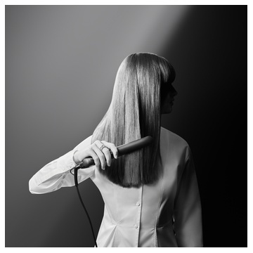 Placa de indreptat parul Rowenta EasyLiss Karl Lagerfeld SF161LF0, Ceramic Tourmaline, 200 °C, placi inteligente, functie Straight & Curl, incalzire rapida, cablu 1.8m, negru&rosu - Img 3