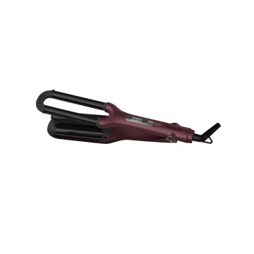 Placa profesionala de ondulat Tesla WVH500BB200 grade, display LED, Timer, Ceramic, Burgundy - Img 2