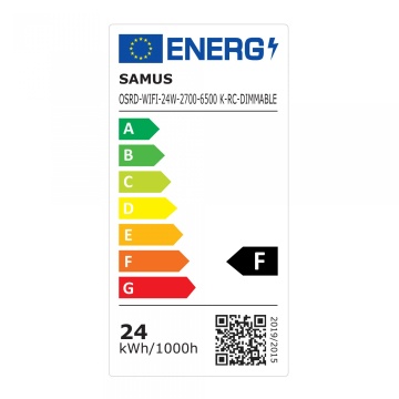 Plafoniera LED Smart cu tlc Samus OSRD-WIFI-24W-2700-6500K-RC-DIMMABLE, 39.5 cm, 1650 lm - Img 6