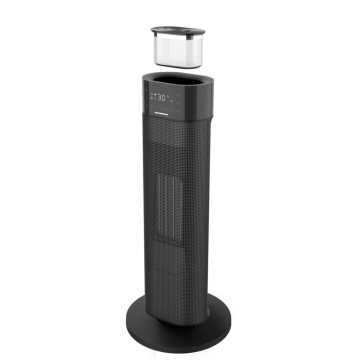 Radiator ceramic cu umidificare Heinner HCH-LH2000BK, 2000 W, Functie umidificare, Display LED, Control touch, Telecomanda, Functie ECO, Oprire automata, Functie Oscilare, Negru - Img 5