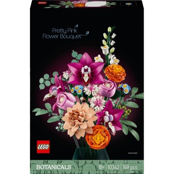 (Resigilat)LEGO® Botanicals - Frumos buchet de flori roz 10342, 749 piese