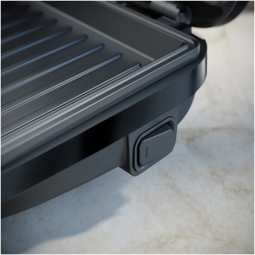 Sandwich-maker Philips HD2330/90 seria 3000, 750 W, Plite neaderente si versatile pentru sandwich-uri, panini si altele, Leduri indicatoare, Sistem de blocare rapida, Comutator pornit/oprit, Negru - Img 7
