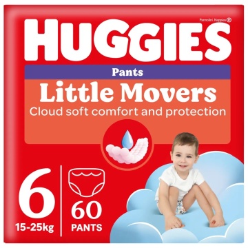 Scutece chilotel Huggies Virtual Pack 6, Boy, 15-25 kg, 60 buc