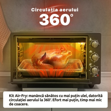 Set Air-Fry (tava + cos) Albatros pentru cuptor - Img 5