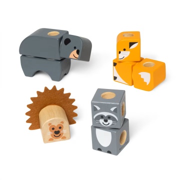 Set de joacă Melissa & Doug Spin Master - Blockables™ Forest Friends 2 Ani+ - Img 4